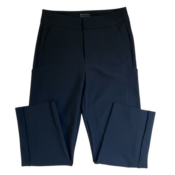 Athleta Stellar Straight Crop Pant in Black Sz 6 Stretchy Comfy Everyday Office - Picture 11 of 16